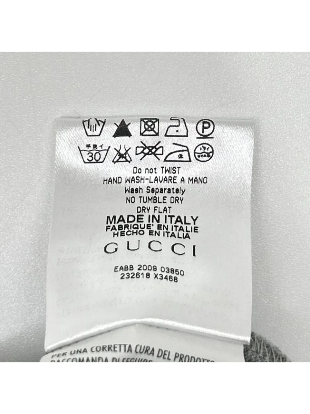 Gucci Gray Cotton Sherry Line Polo